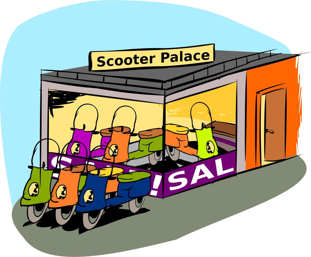 Trading scooters png transparent