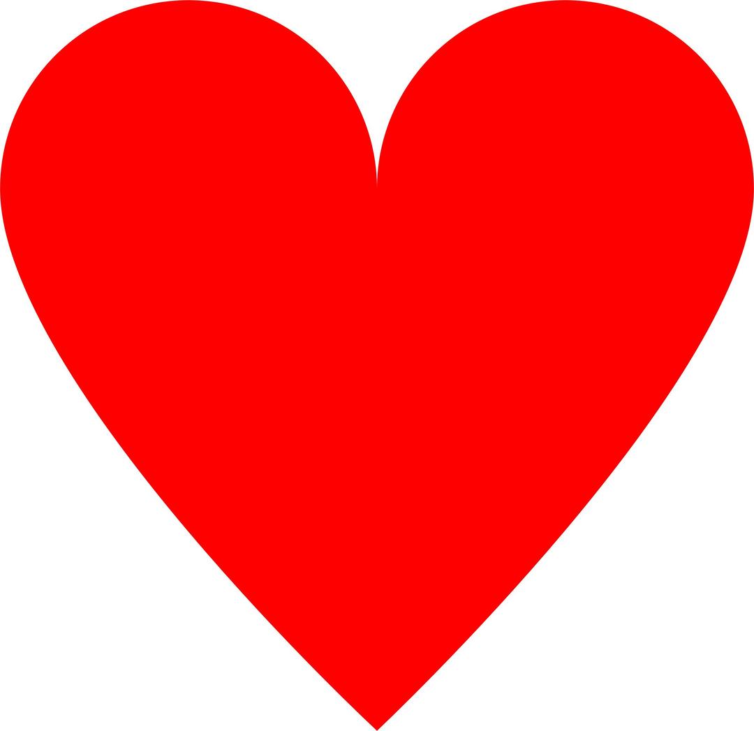 Traditional Heart png transparent