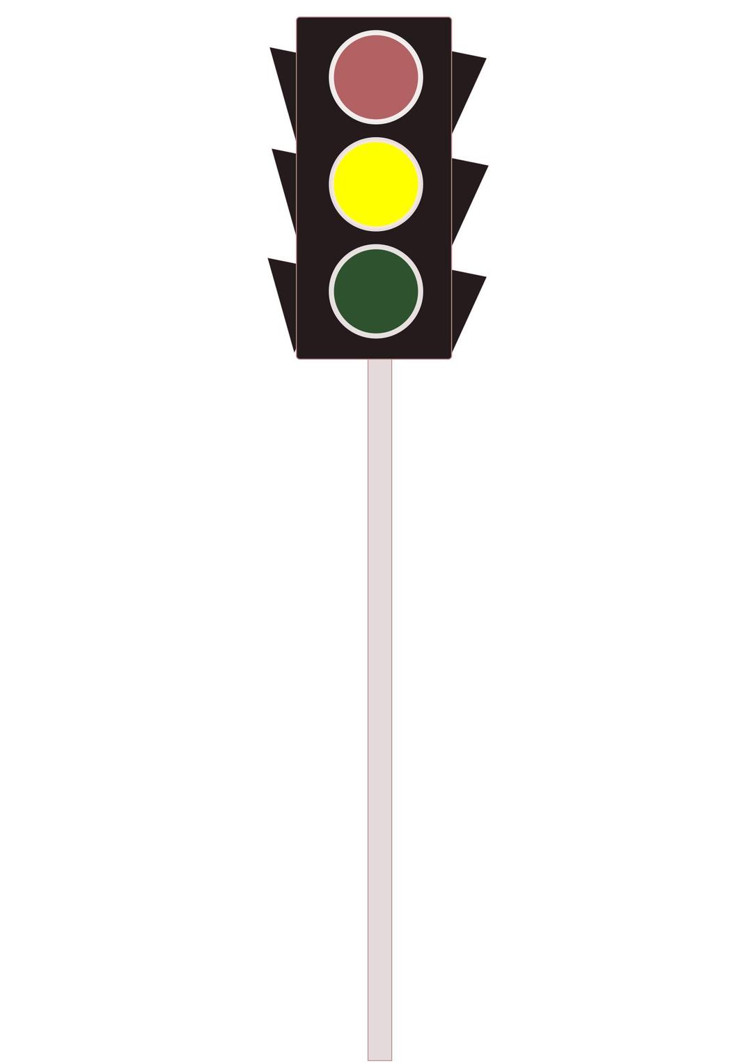 Traffic Signal Yellow png transparent