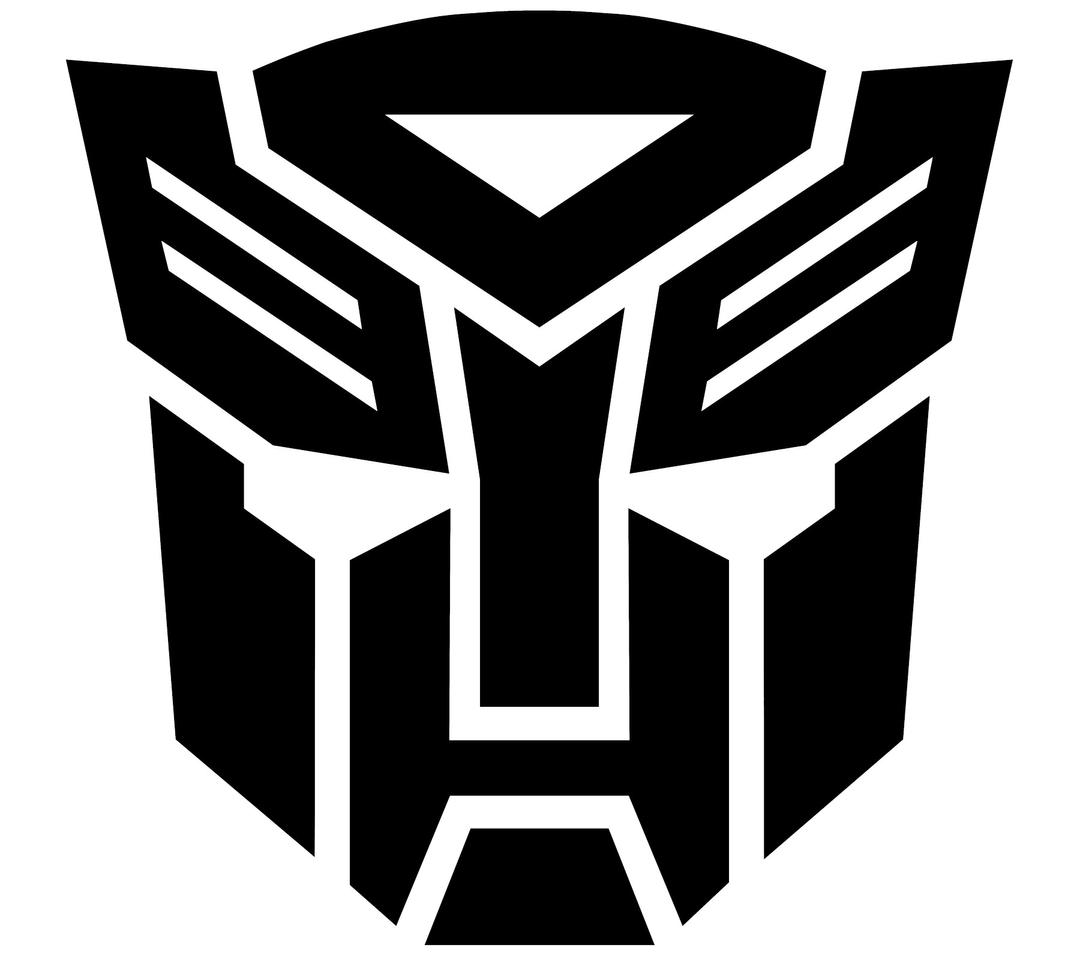 Transformers Logo Black png transparent