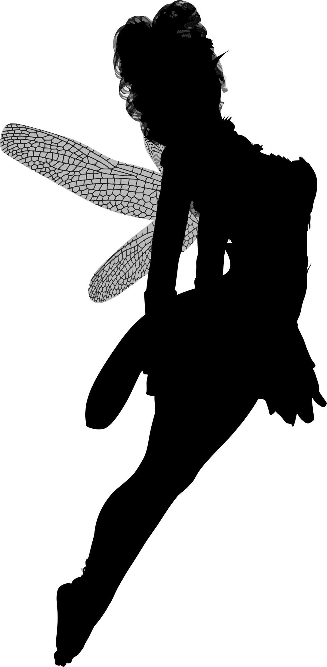 Translucent Wings Fairy Silhouette png transparent
