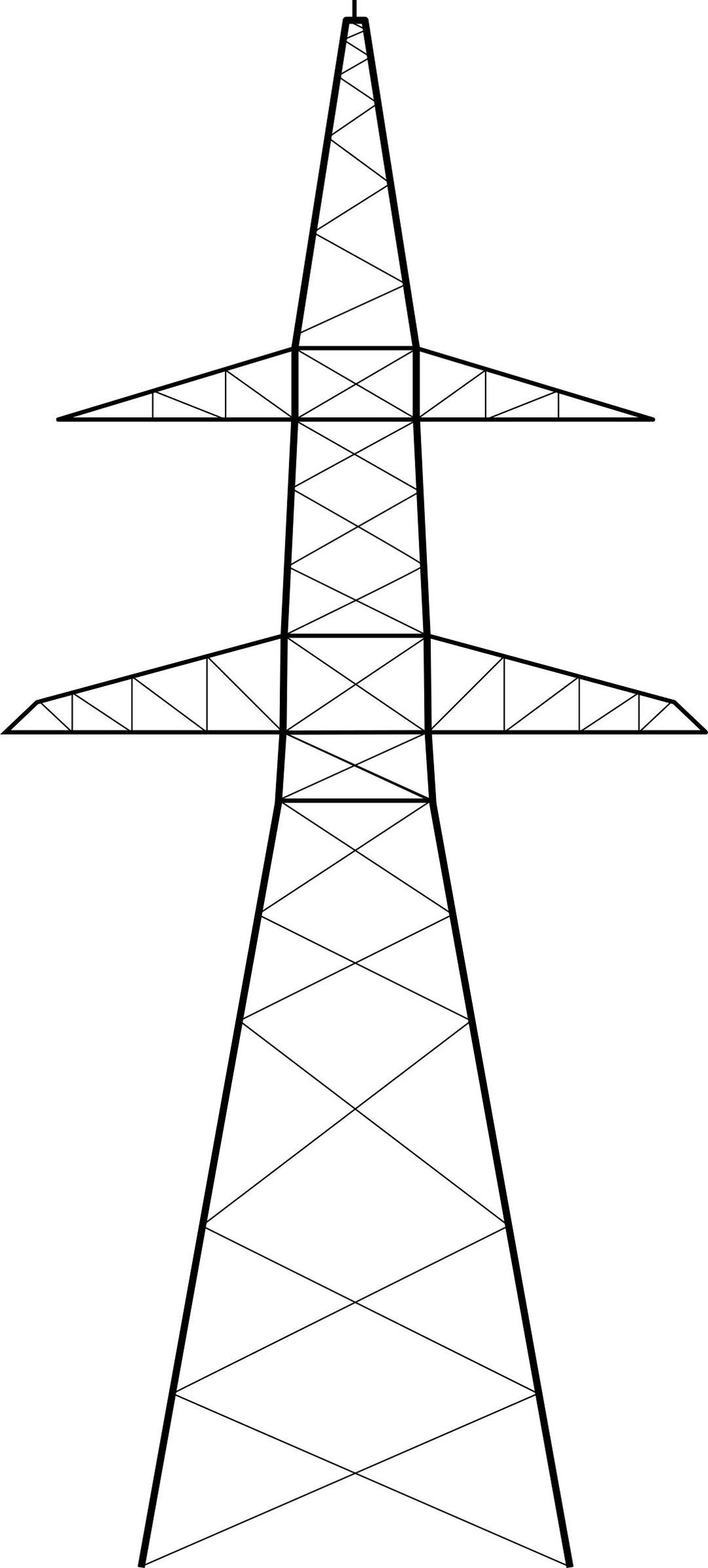 Transmission tower by Rones png transparent