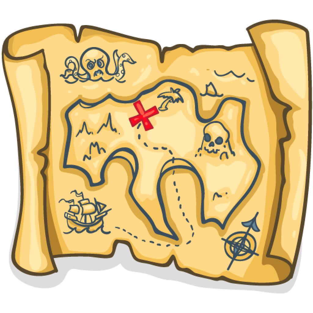 Treasure Map png transparent