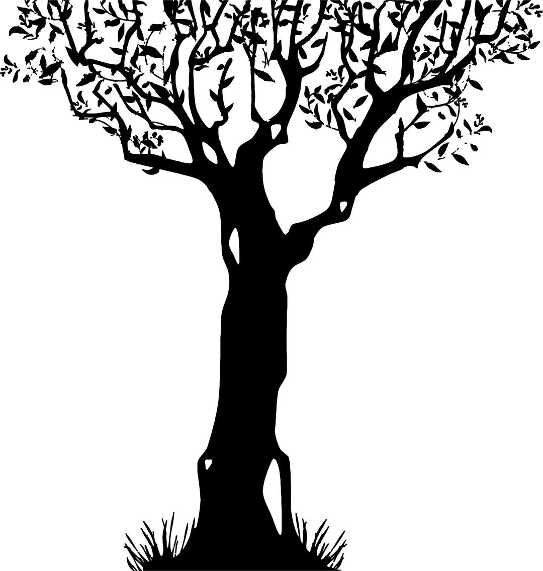 tree silhouette 2 png transparent
