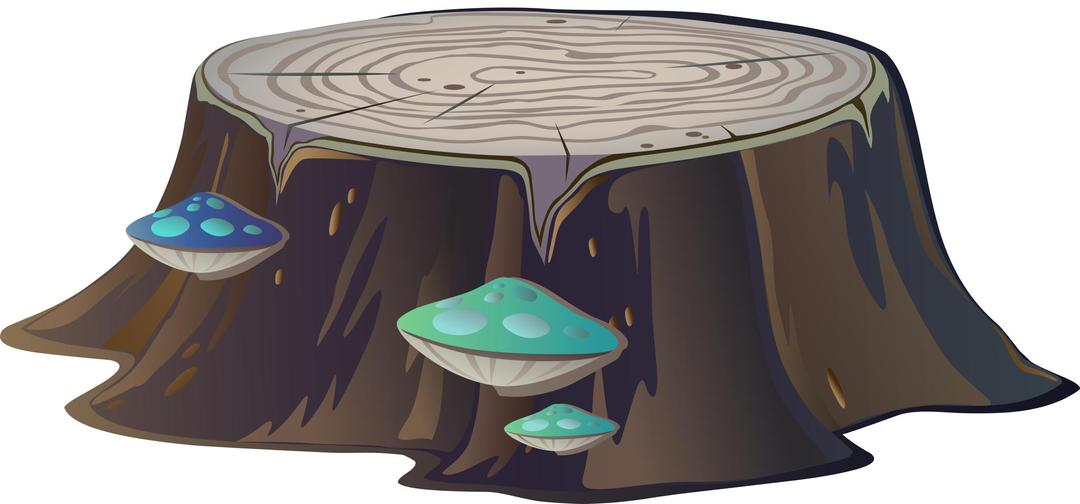 Tree stump from Glitch png transparent