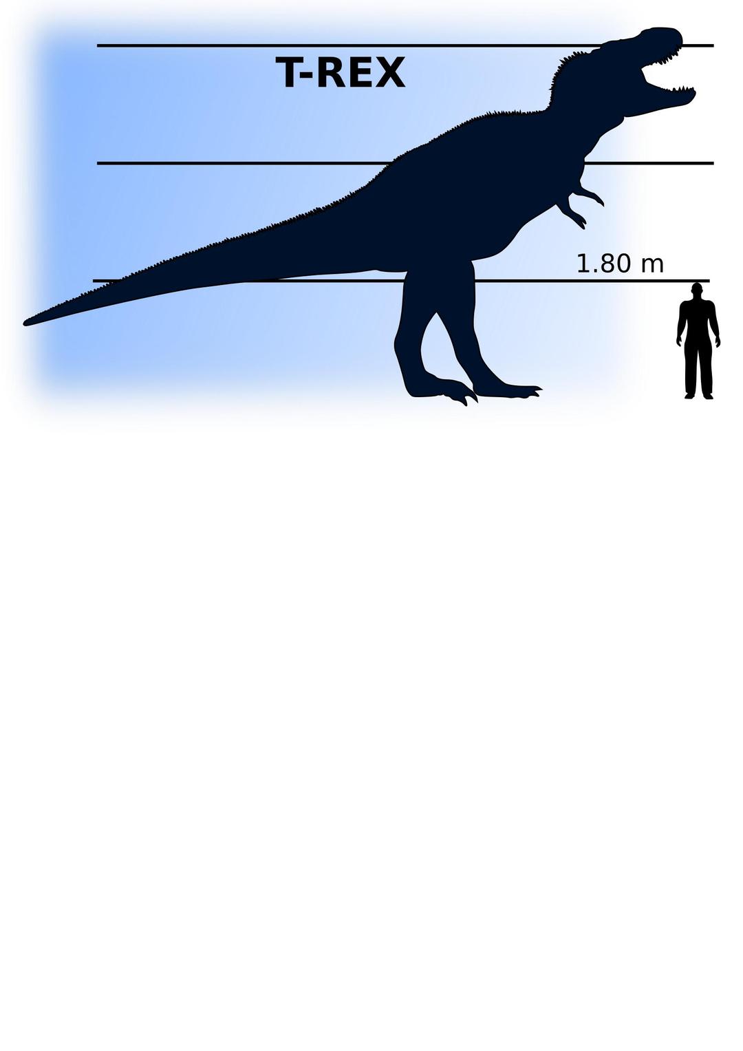 T-Rex vs man png transparent