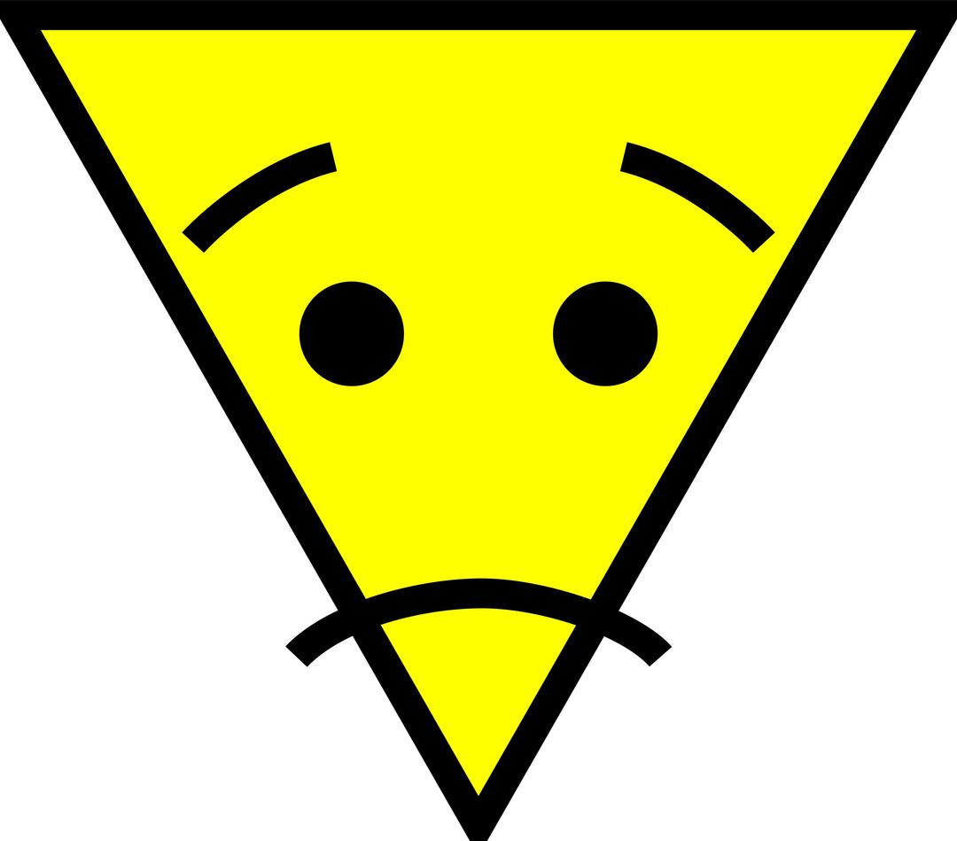 Triangle face png transparent