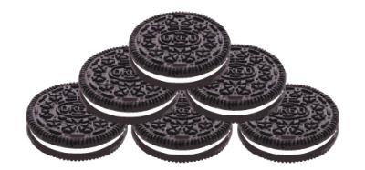 Triangle Stack Of Oreo png transparent