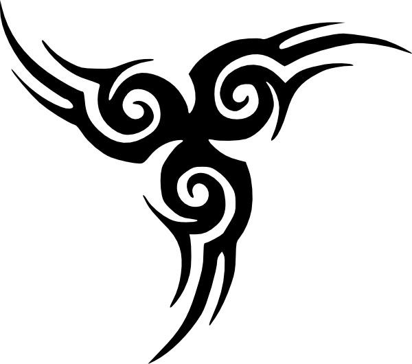 Tribal Tattoo Abstract png transparent