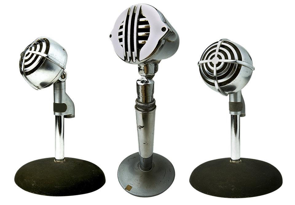 Trio Of Microphones png transparent