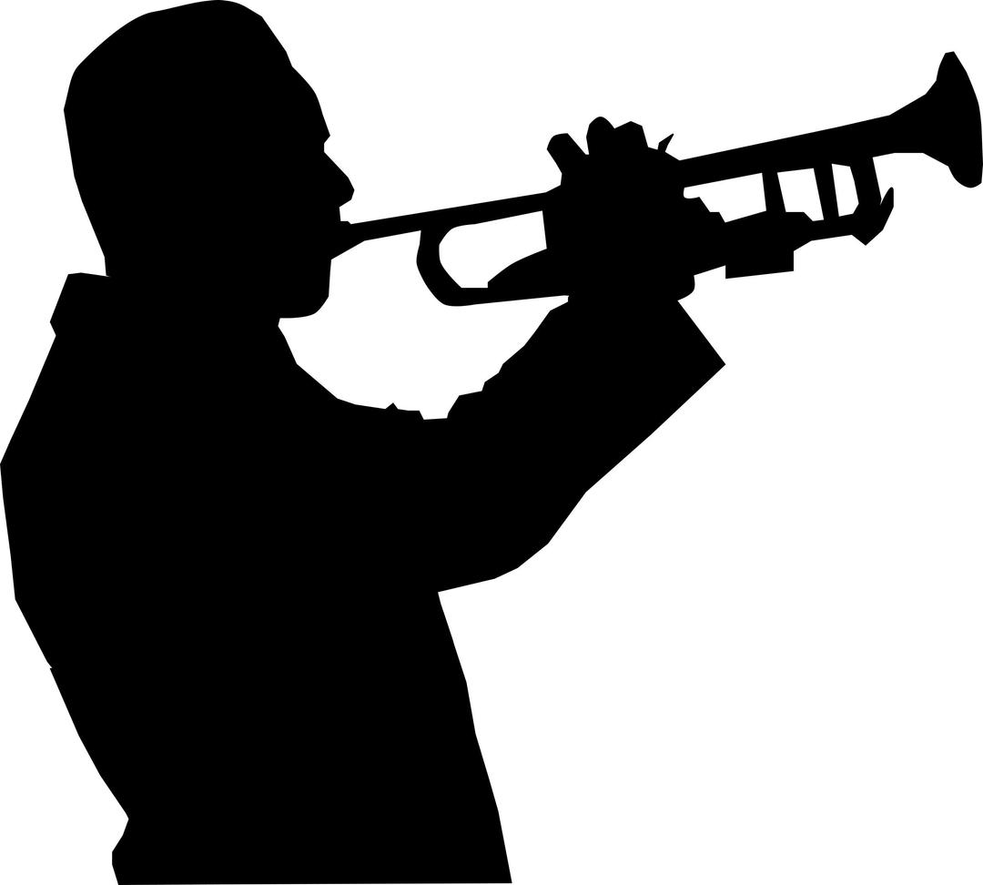 Trumpet Player png transparent