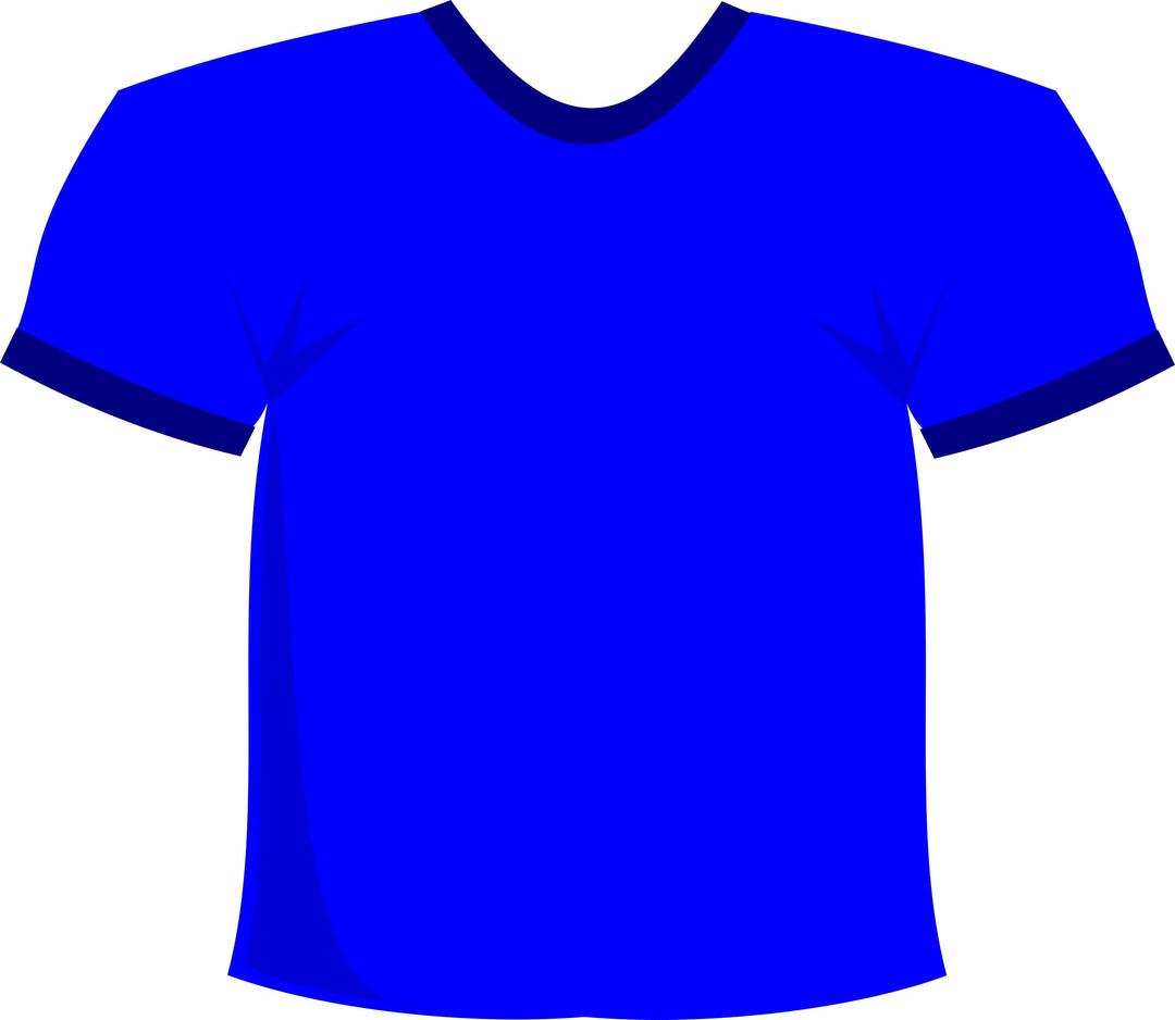 T-Shirt Blue png transparent