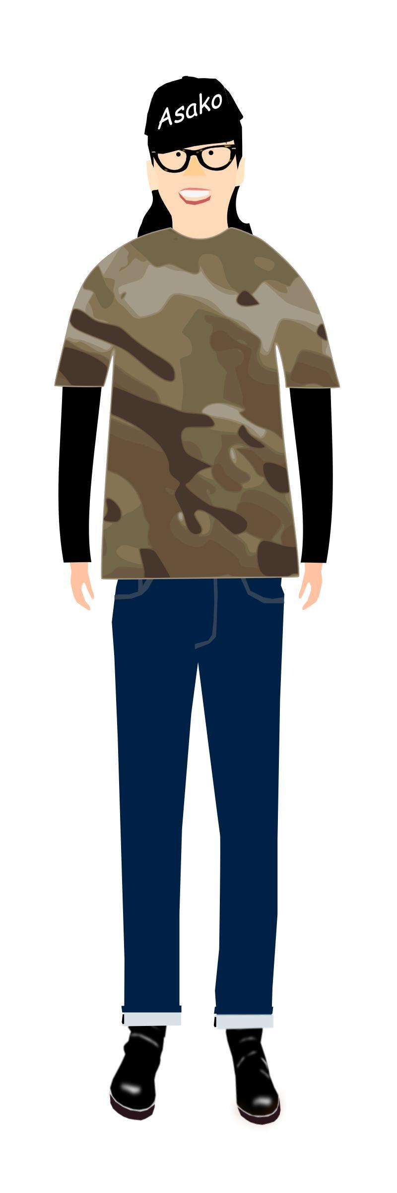 Tshirt-camouflage 02 png transparent