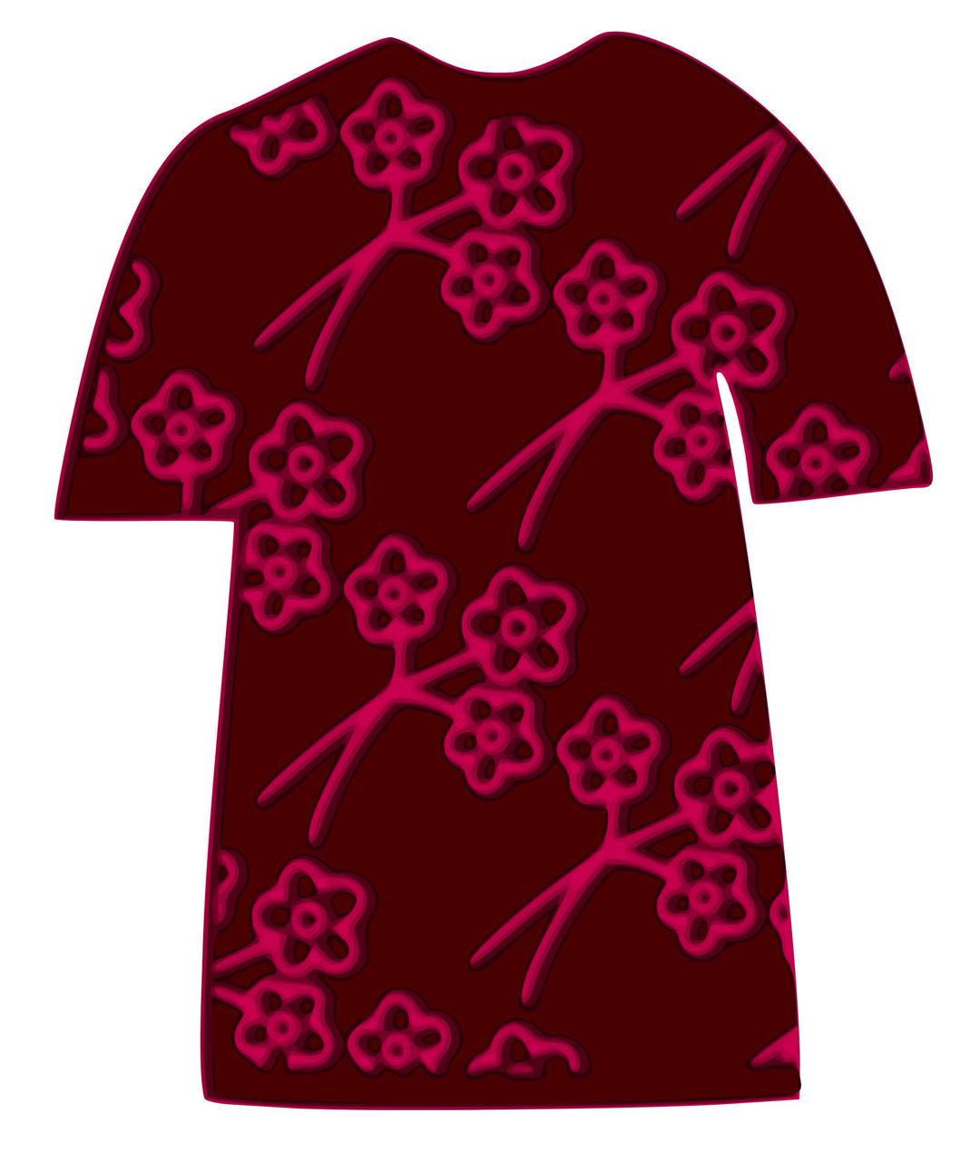 Tshirt-plum-pattern 02 png transparent