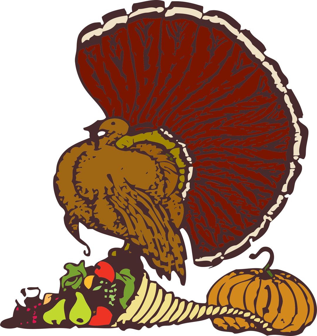 turkey and harvest png transparent