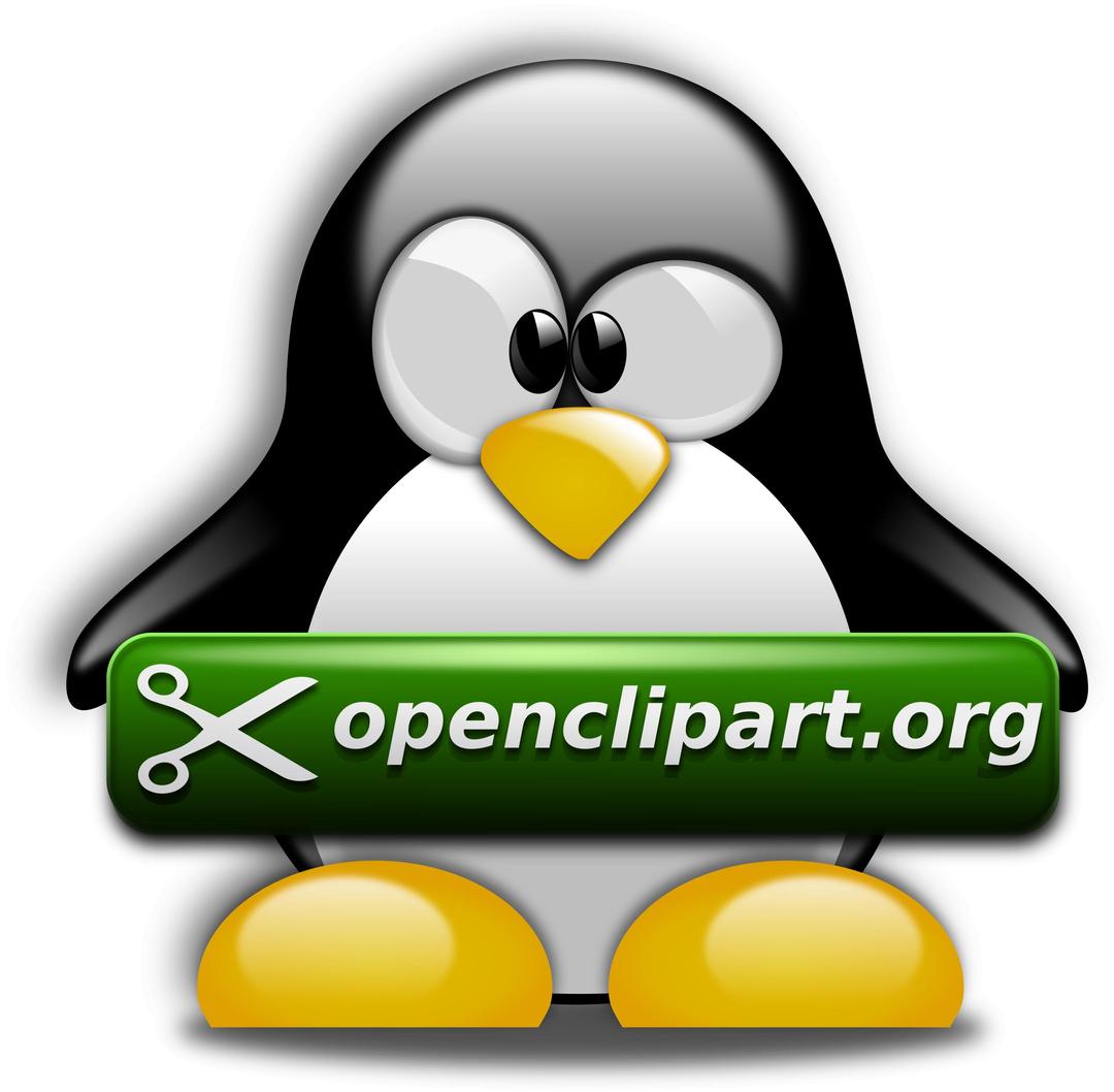 Tux Openclipart dot org png transparent