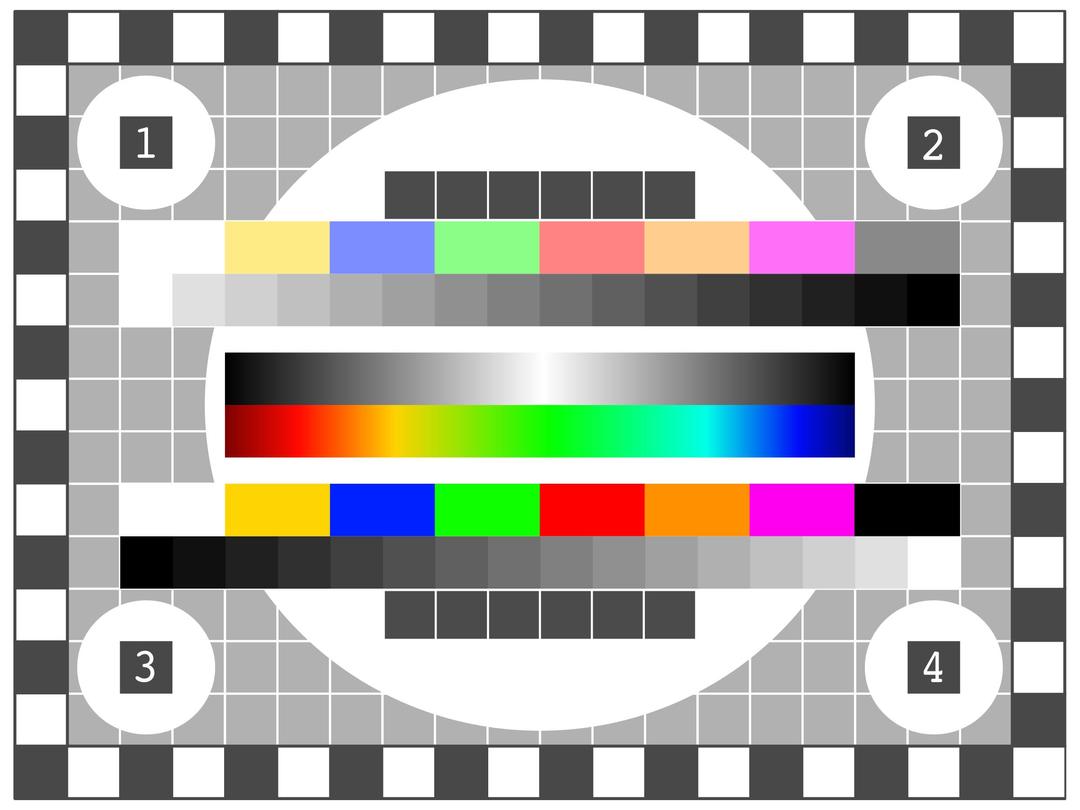 TV Test Screen png transparent