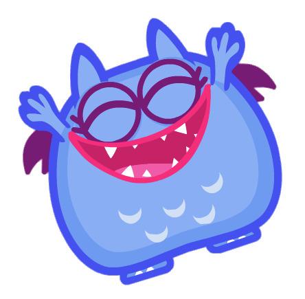 Twaddle the Waddling Floffle Arms In the Air png transparent