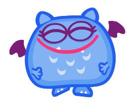 Twaddle the Waddling Floffle Smiling png transparent