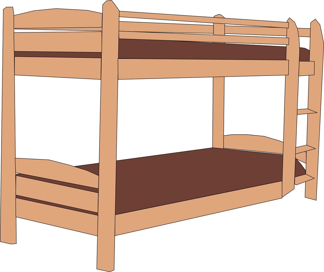 Twin bunk beds png transparent