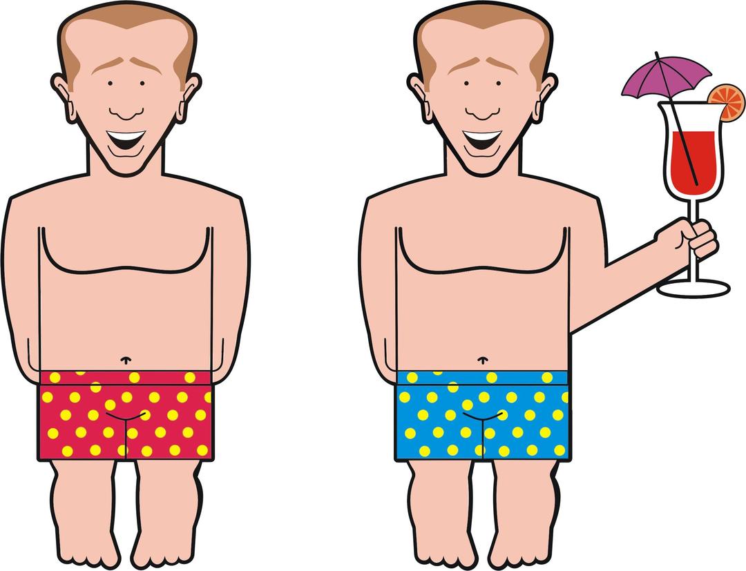 Twins In Bathing Shorts png transparent