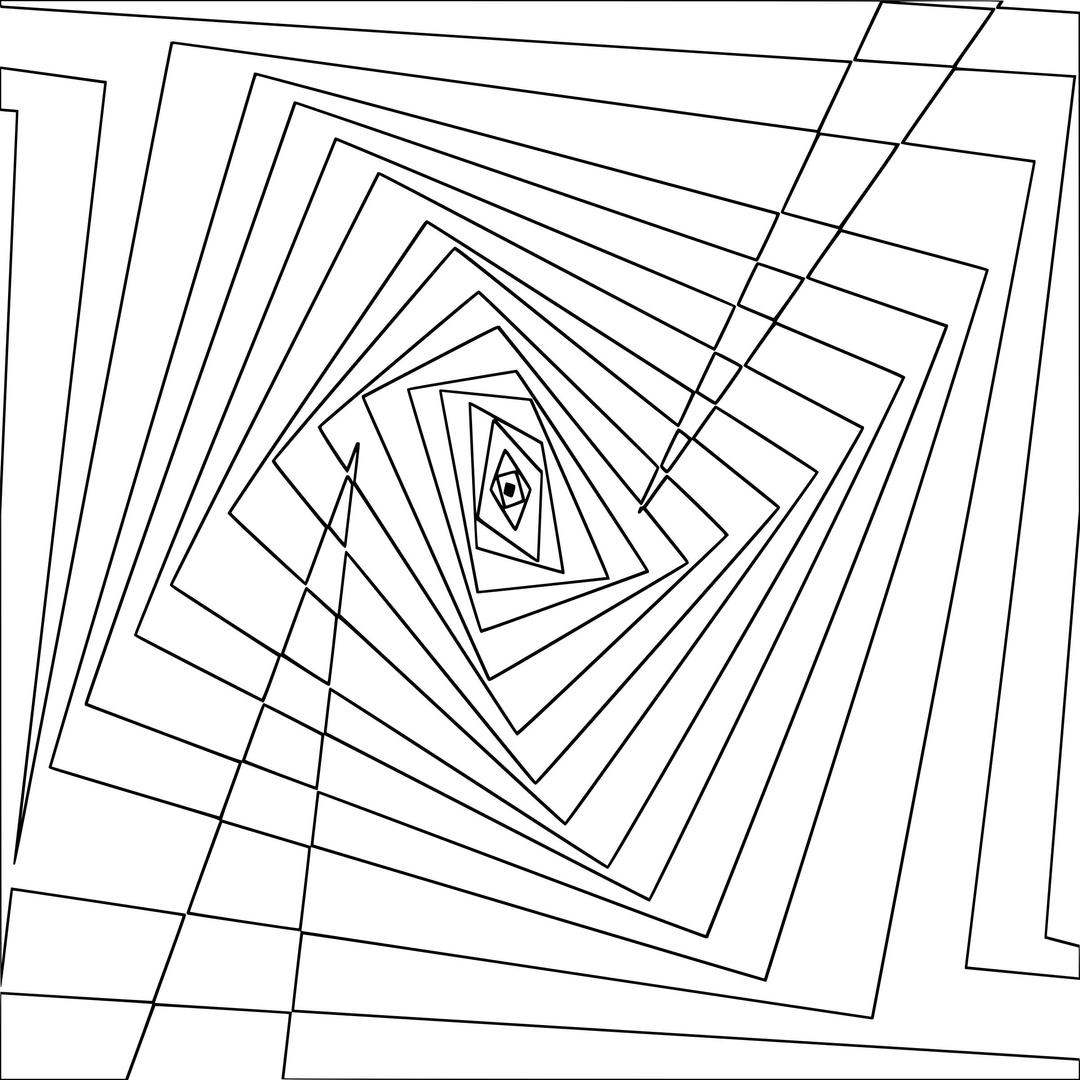 Twisted Coloring page png transparent