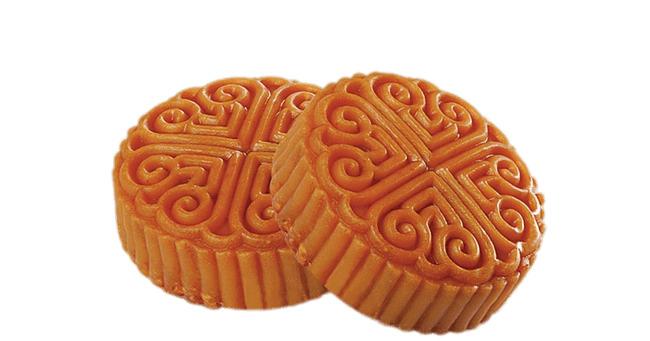 Two Decorated Mooncakes png transparent