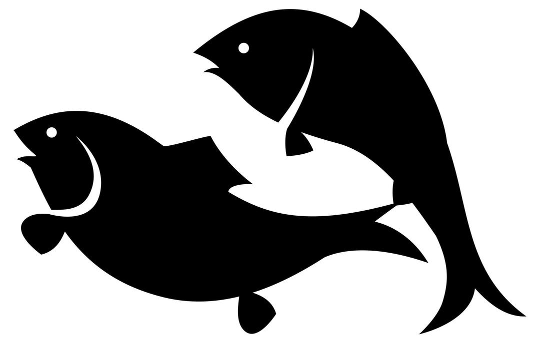 two fishes png transparent