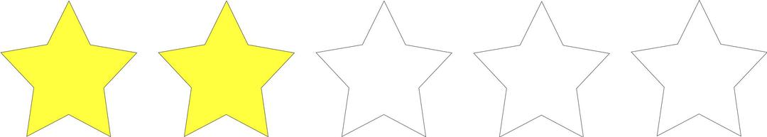 two star rating png transparent