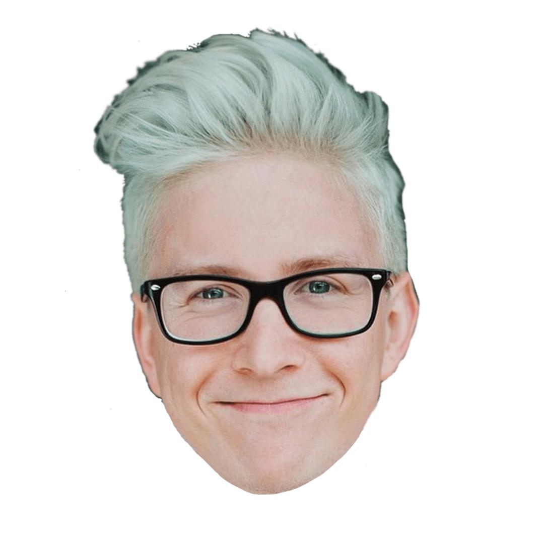 Tyler Oakley Face Solo png transparent