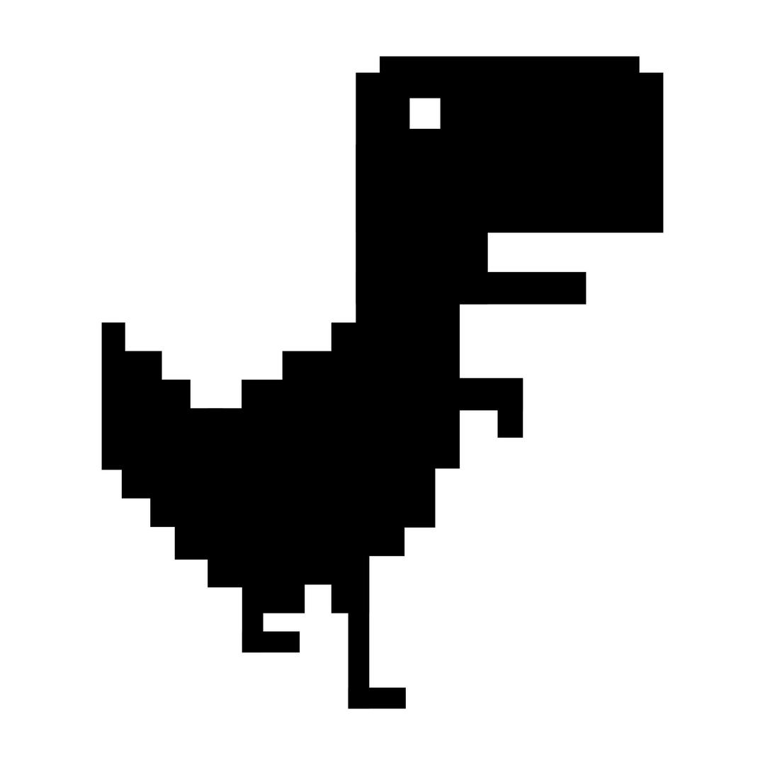 Tyrannosaurus rex pixel png transparent