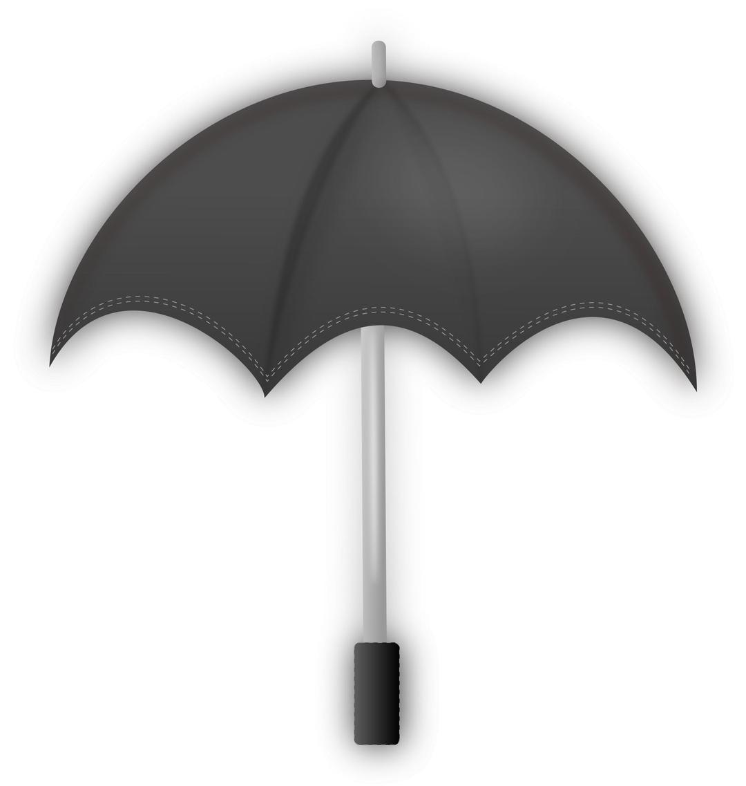 Umbrella (Black) png transparent