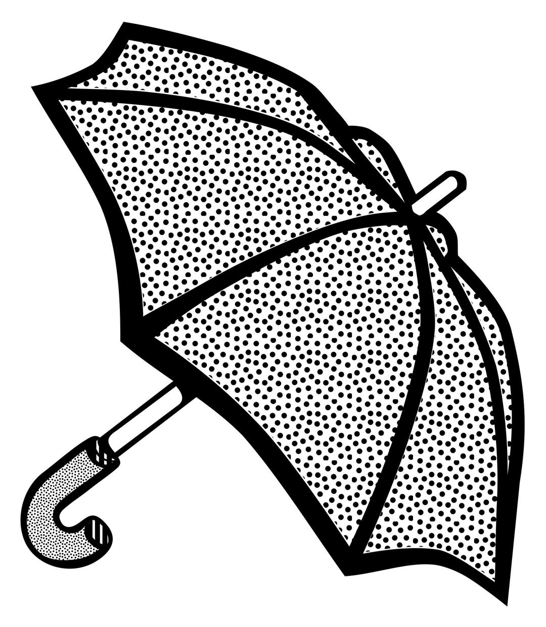 umbrella - lineart png transparent
