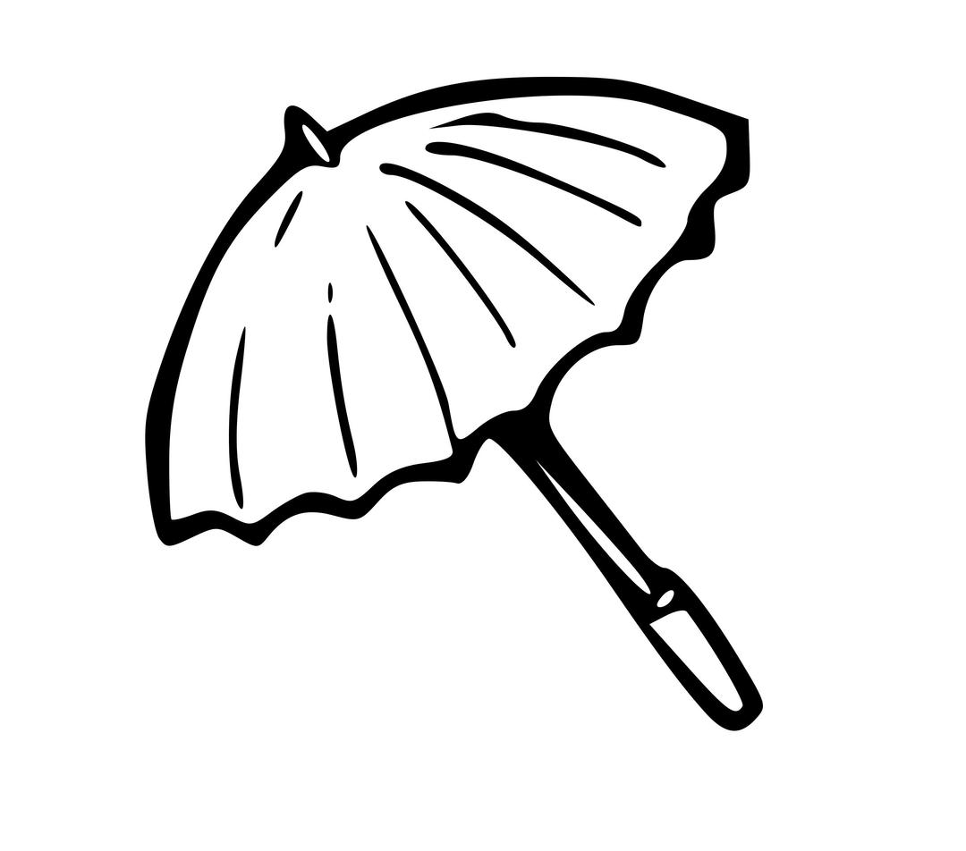 umbrella outline png transparent