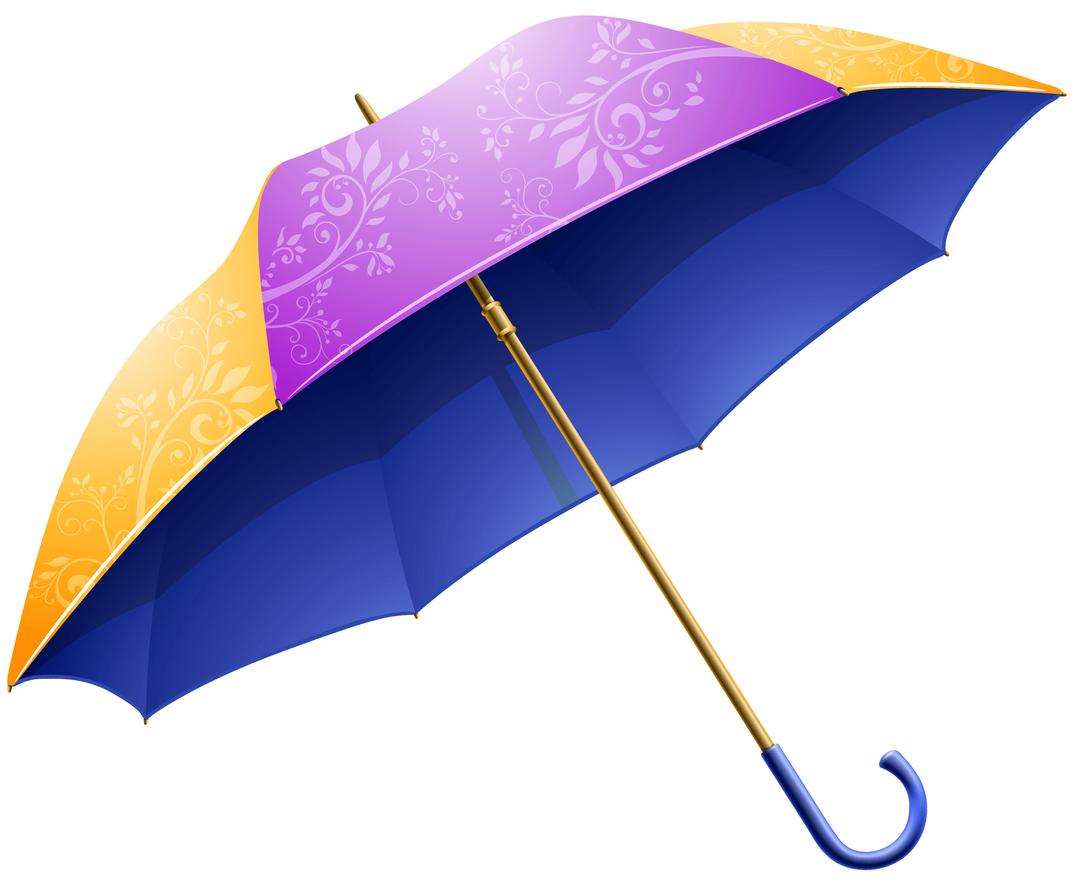Umbrella Purple Yellow png transparent