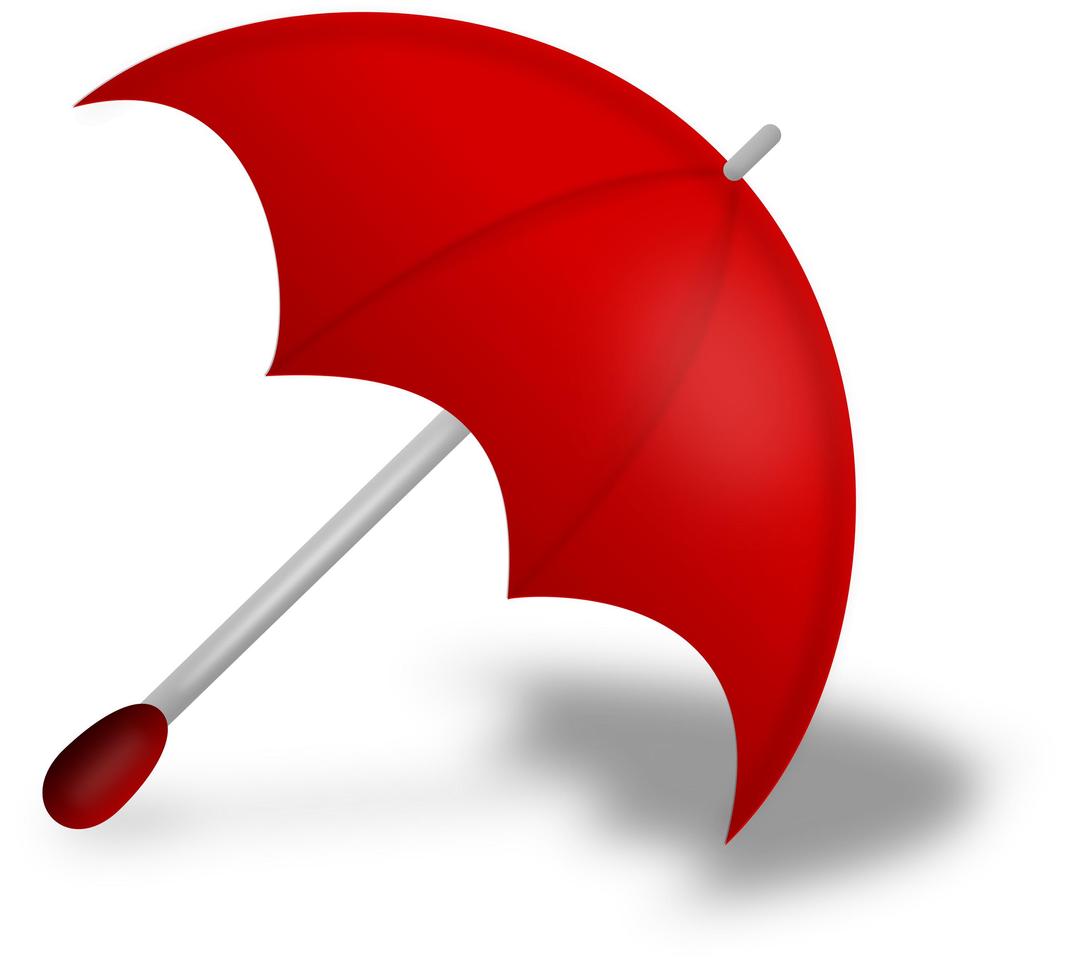 Umbrella (Red) png transparent
