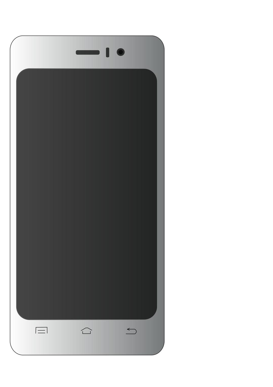 Unbranded mobile phone - smartphone png transparent