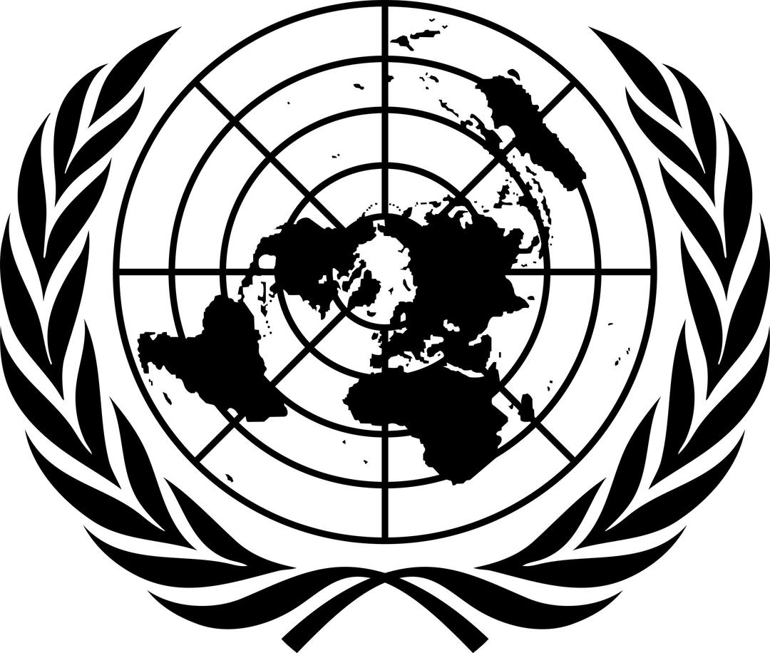 United nations symbol png transparent