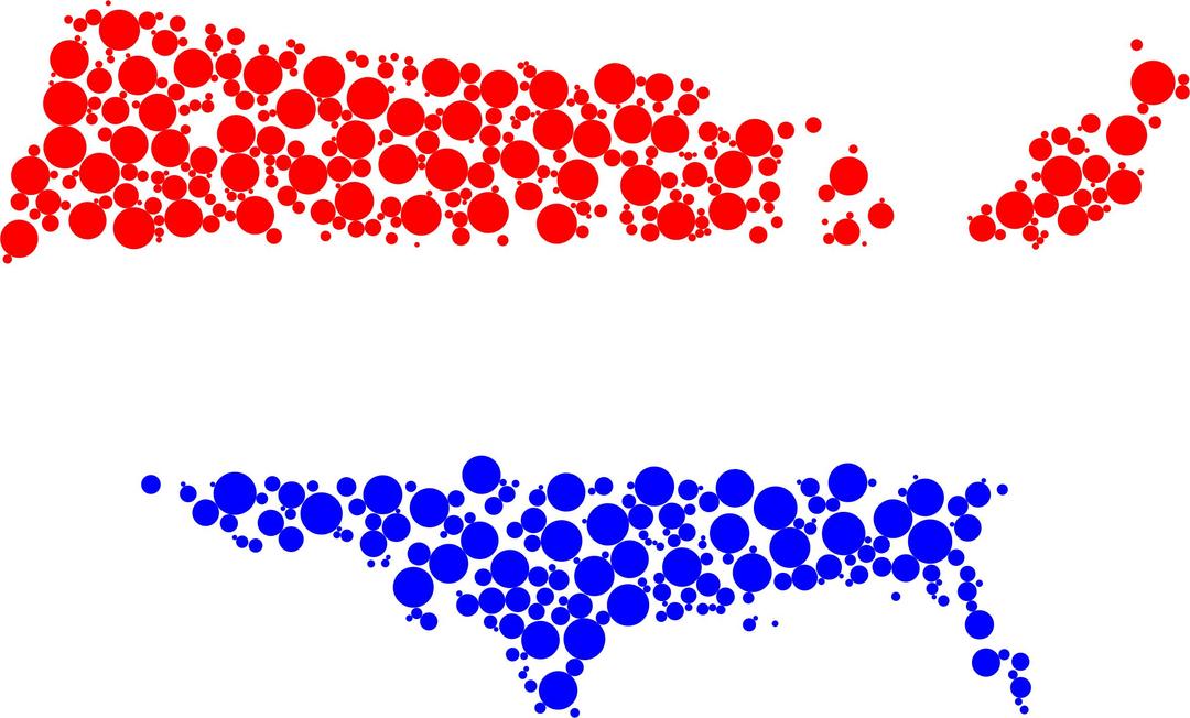 United States Flag Map Circles png transparent