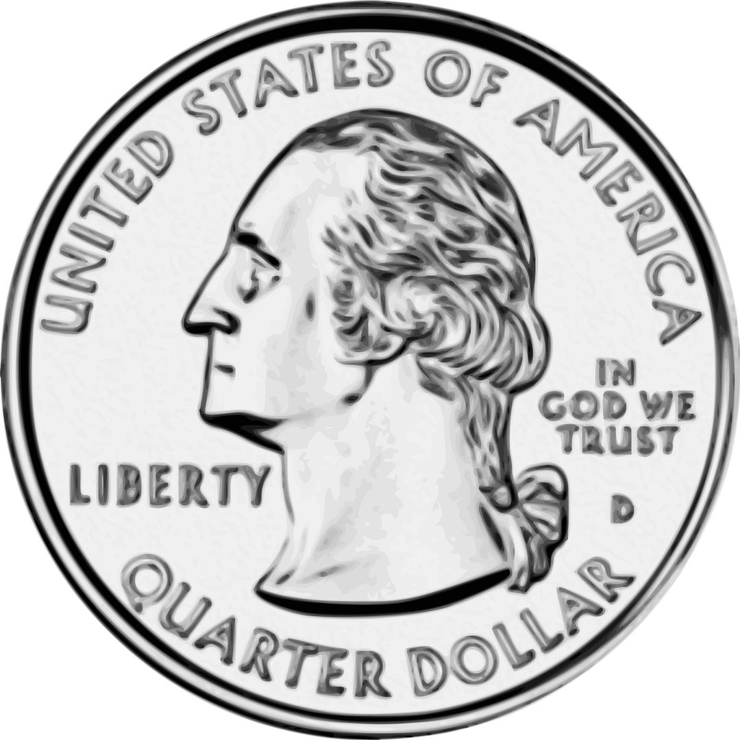 United States Quarter Front png transparent