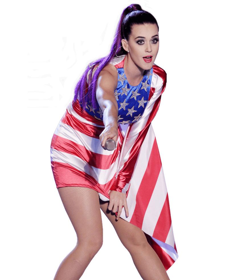 Us Flag Katy Perry png transparent