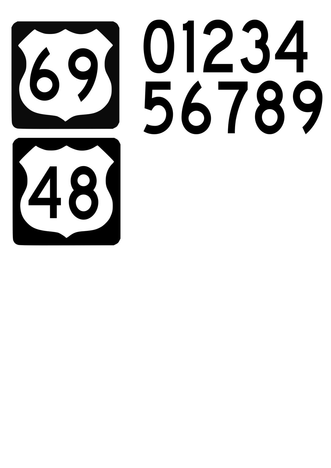 US Highway sign png transparent