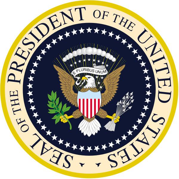 US President Logo png transparent