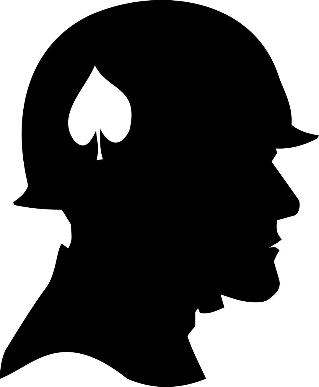U.S. World War Two Soldier Silhouette png transparent
