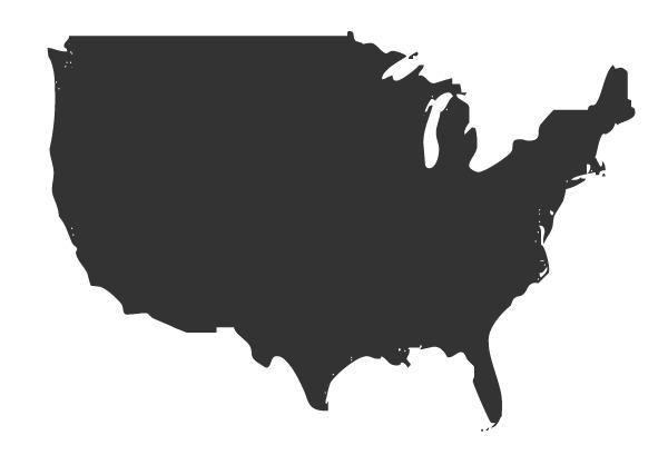 Usa Map png transparent