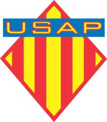USA Perpignan Rugby Logo png transparent