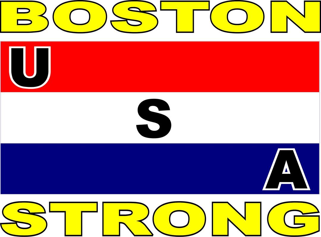 USA stripe flag Boston strong png transparent
