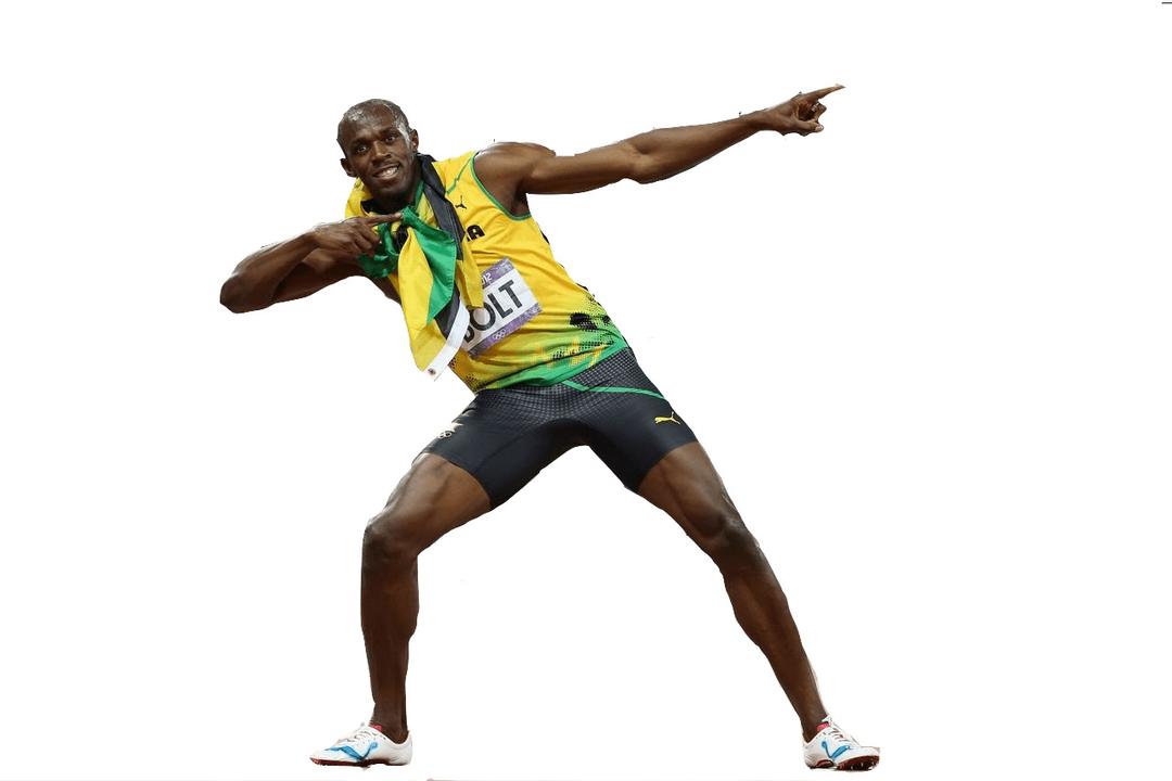 Usain Bolt Sideview png transparent