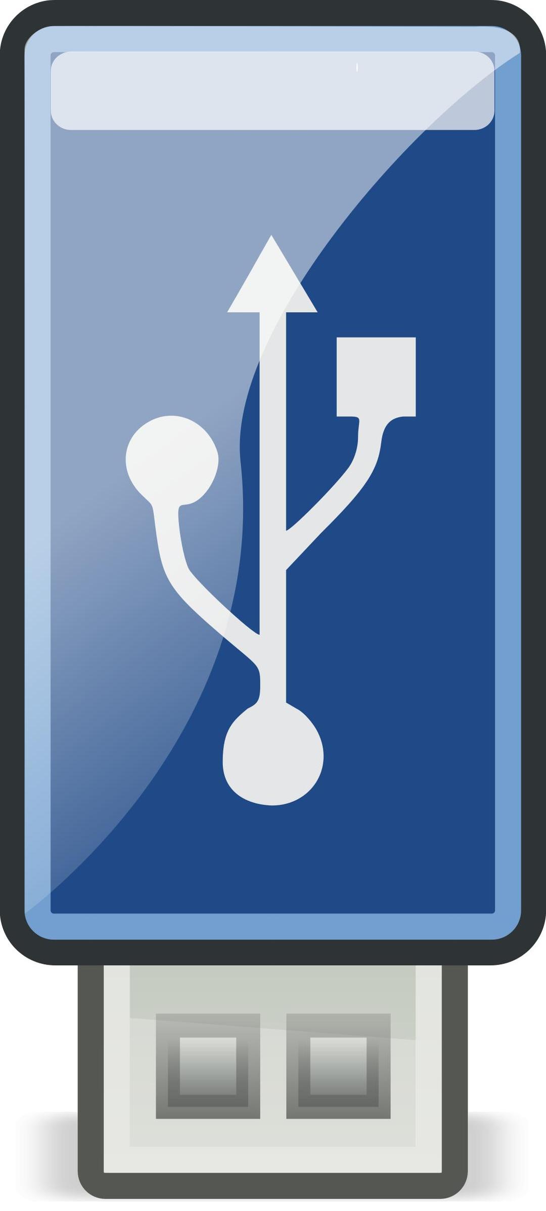 USB Blue - Tango style png transparent