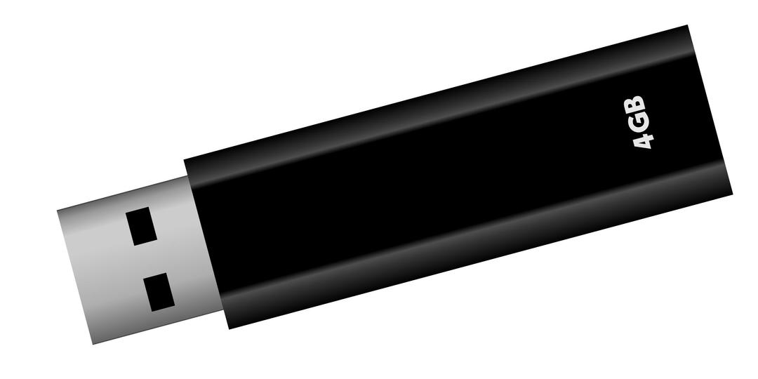 USB Flash Drive png transparent